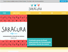 Tablet Screenshot of gruposaracura.com.br
